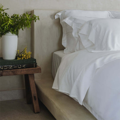 Classic Fitted Sheet - In White - Twin XL