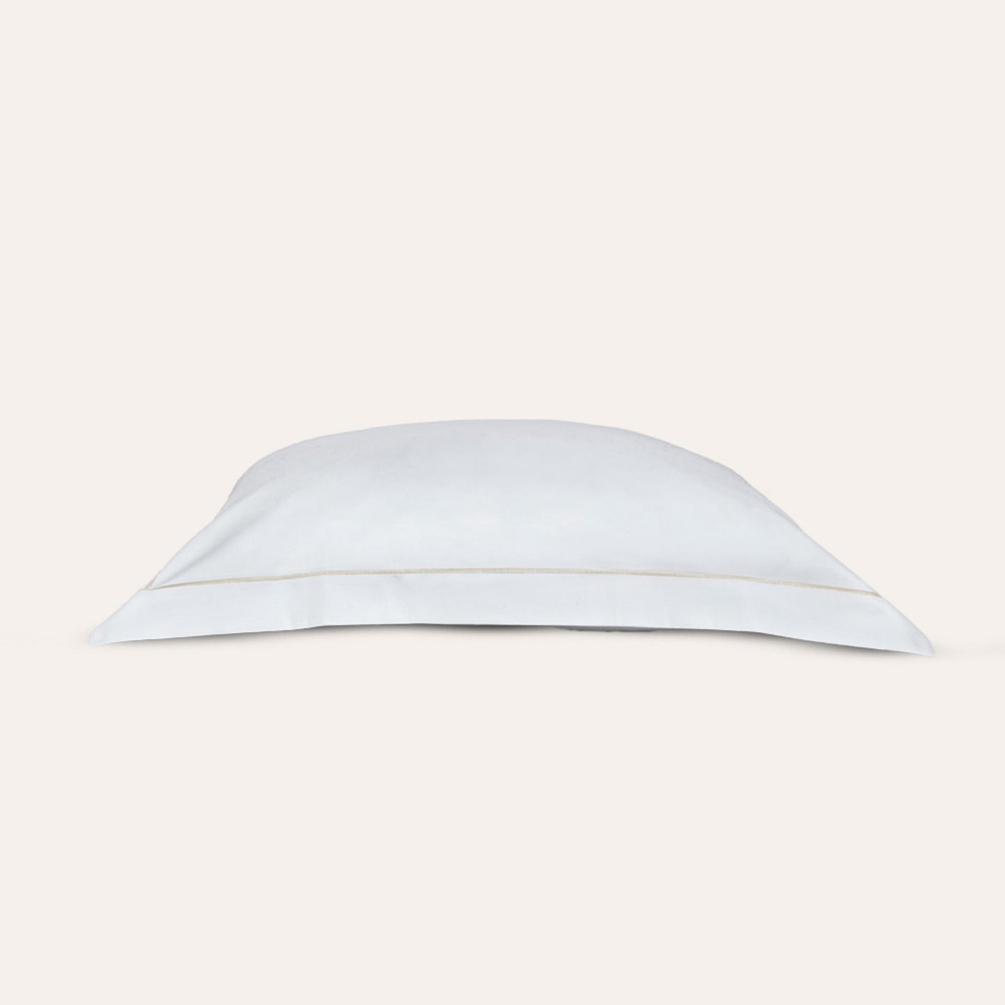 Serene Euro Sham - with Stitch in Flax
