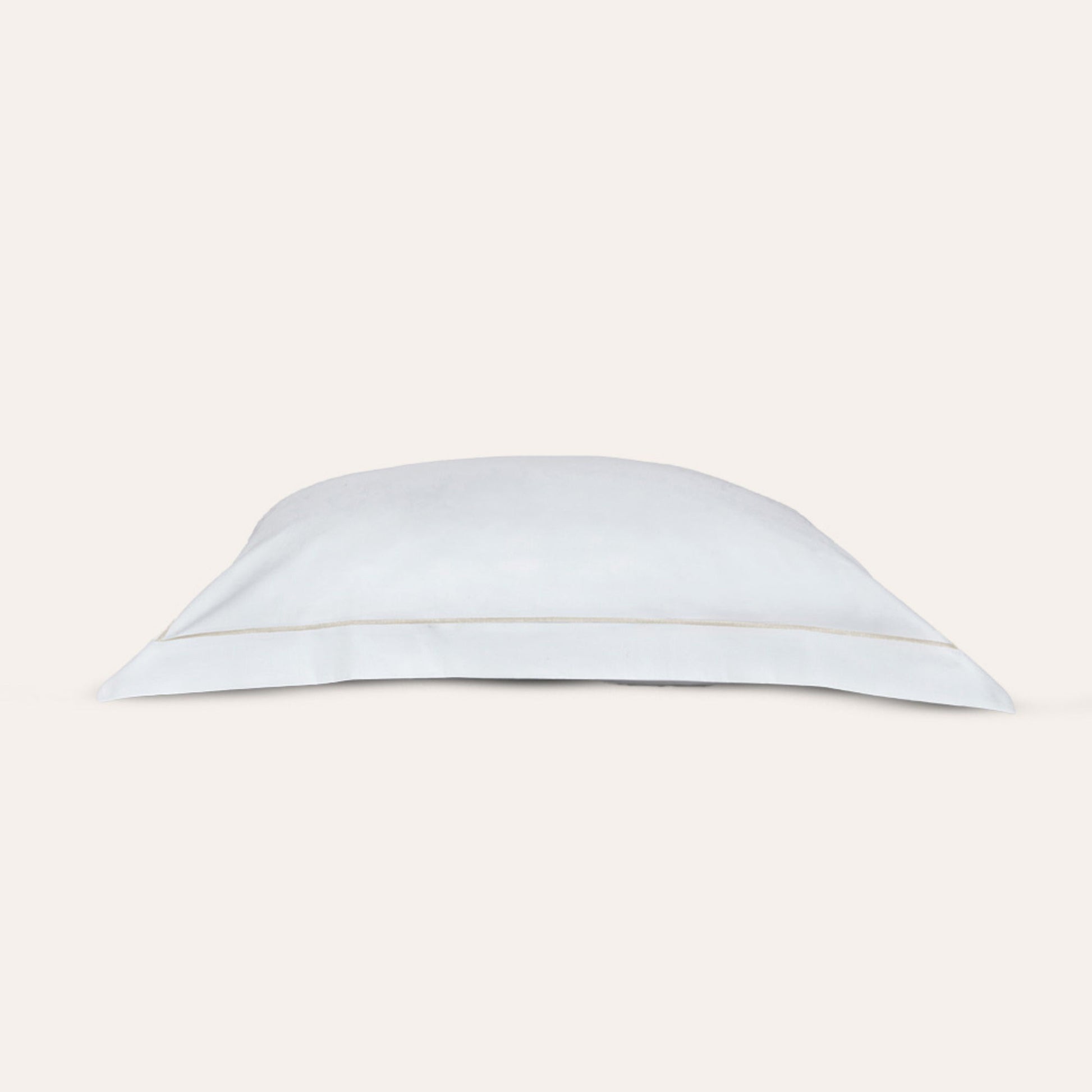 Serene Euro Sham - with Stitch in Flax