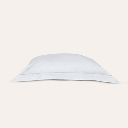 Serene Euro Sham - with Stitch in Flax
