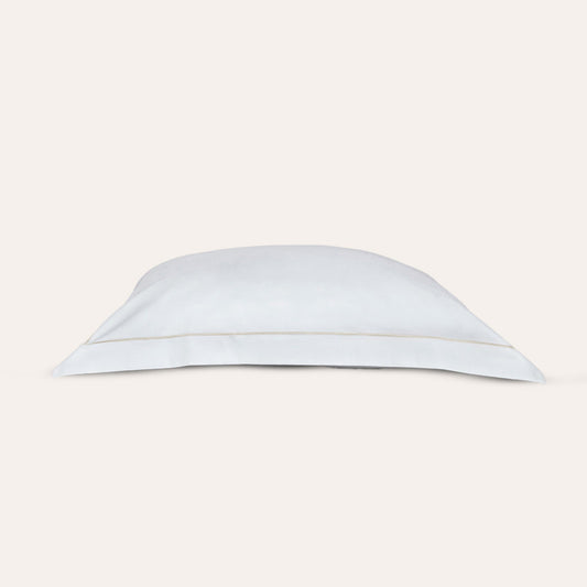 Serene Euro Sham - with Stitch in Flax