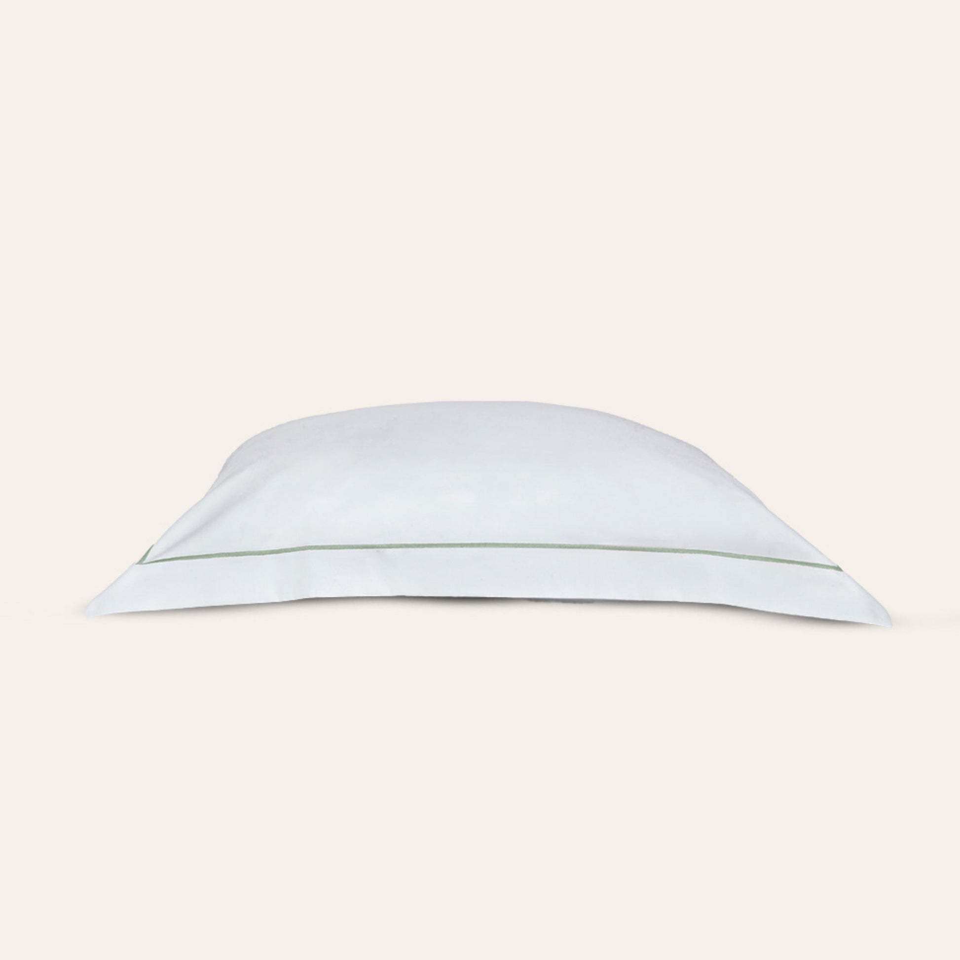 Serene Euro Sham - with Stitch in Sage