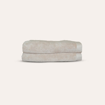 Oasis Bath Sheets Pair in Flax