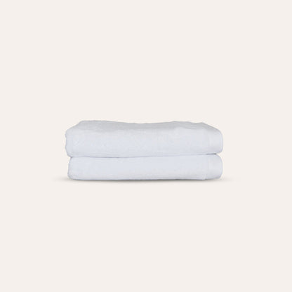 Oasis Bath Sheets Pair in White