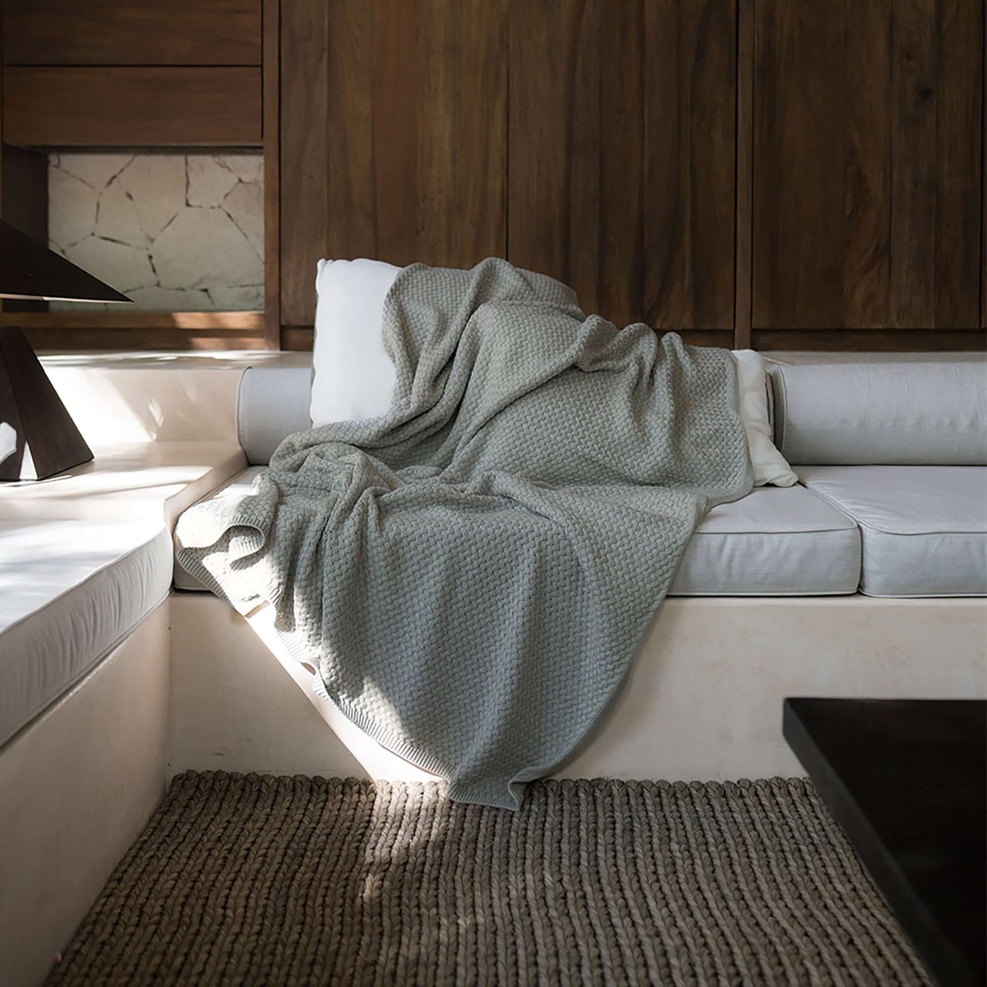 Pause Throw Blanket - Dune