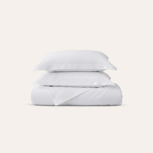 Classic Duvet Cover Set - in White - Twin XL