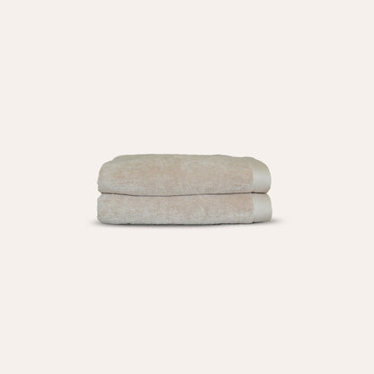 Oasis Hand Towels Pair in Flax