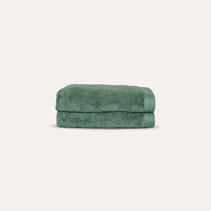 Oasis Hand Towels Pair in Forest