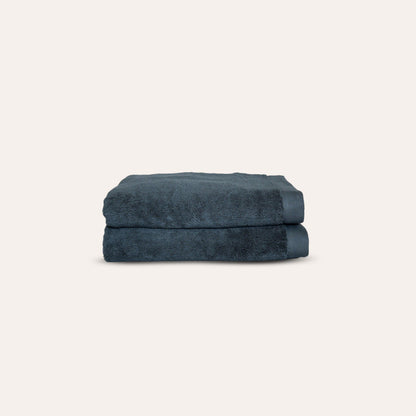 Oasis Hand Towels Pair in Slate