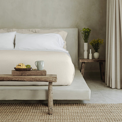 Murmur Quilt - in Flax - Full/Queen