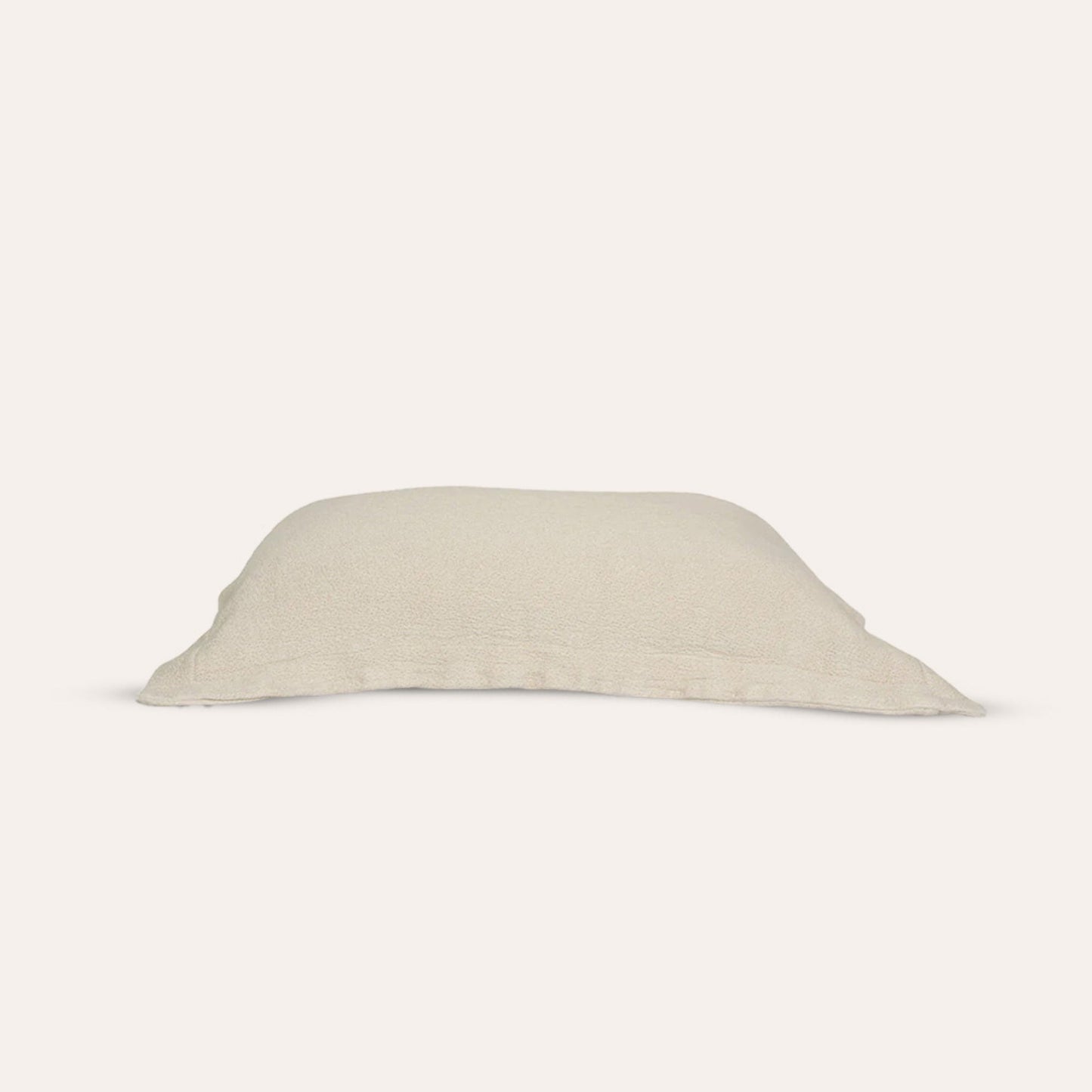 Waves Euro Sham - in Flax