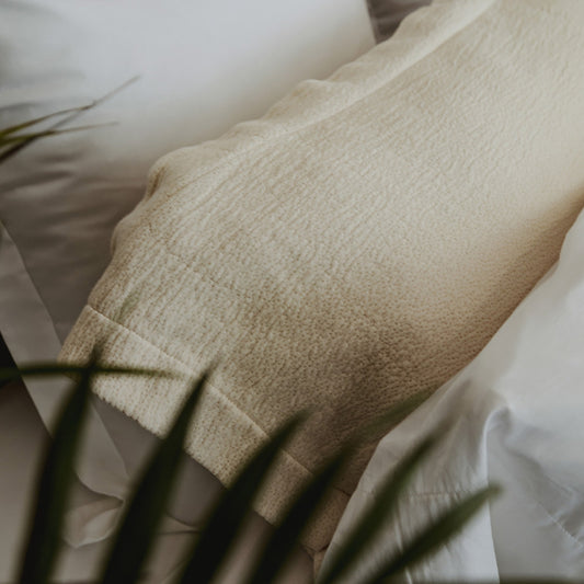 Waves Euro Sham - in White