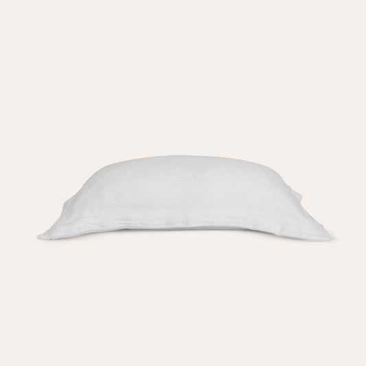 Waves Pillow Sham - in White - King