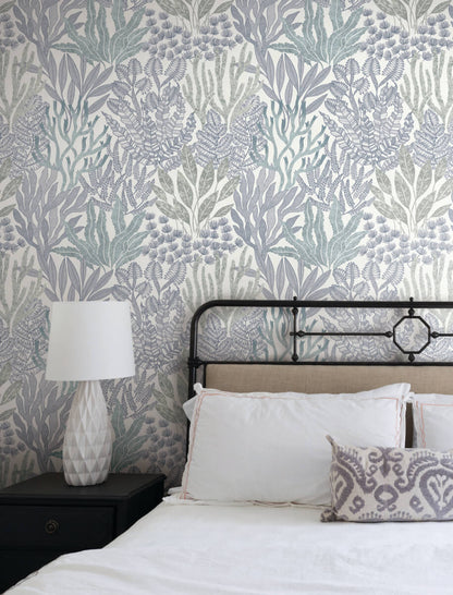 Coral Leaves Wallpaper