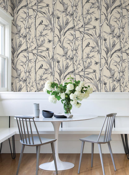 Bambou Toile Wallpaper