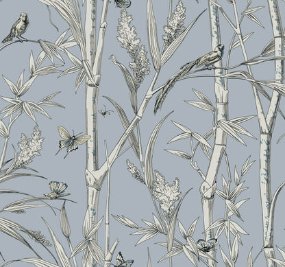 Bambou Toile Wallpaper