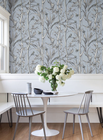 Bambou Toile Wallpaper