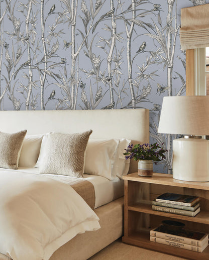 Bambou Toile Wallpaper