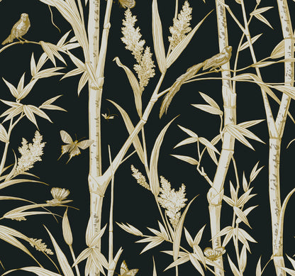 Bambou Toile Wallpaper