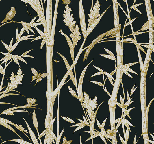 Bambou Toile Wallpaper