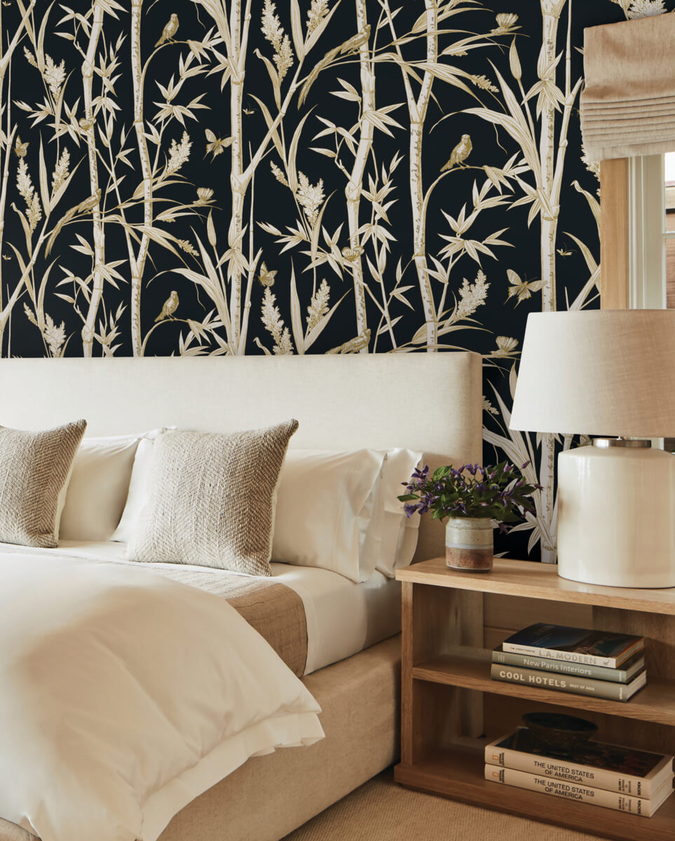 Bambou Toile Wallpaper