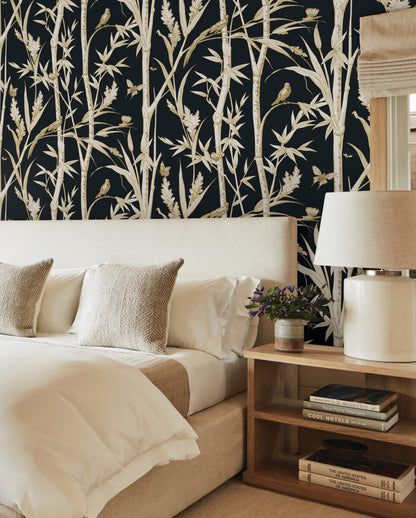 Bambou Toile Wallpaper