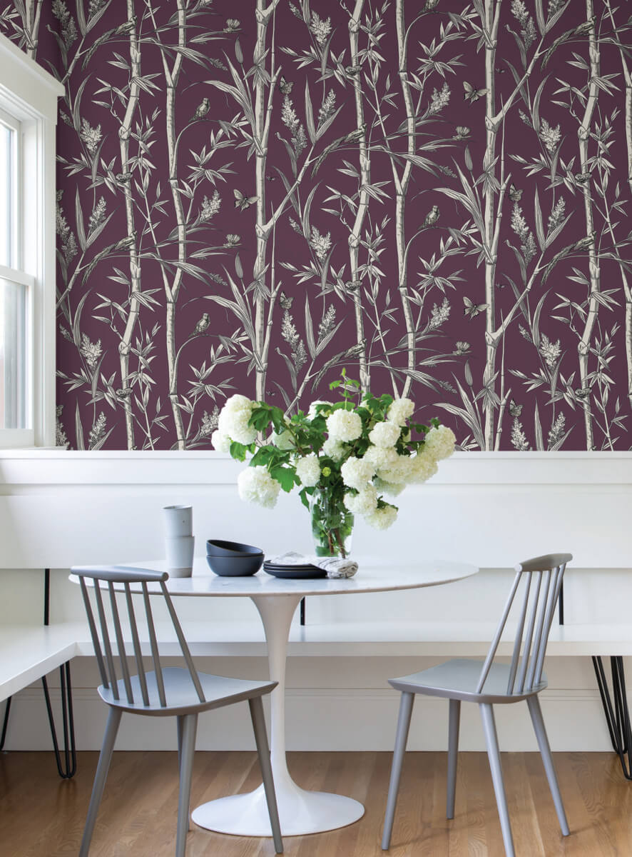 Bambou Toile Wallpaper