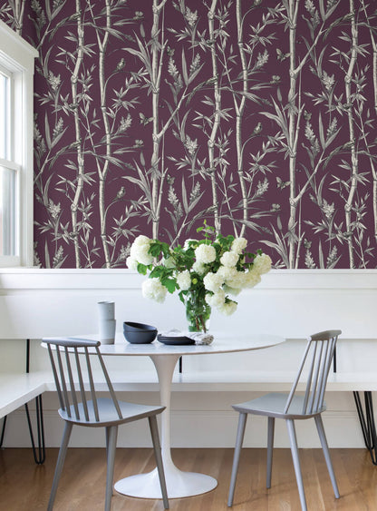 Bambou Toile Wallpaper