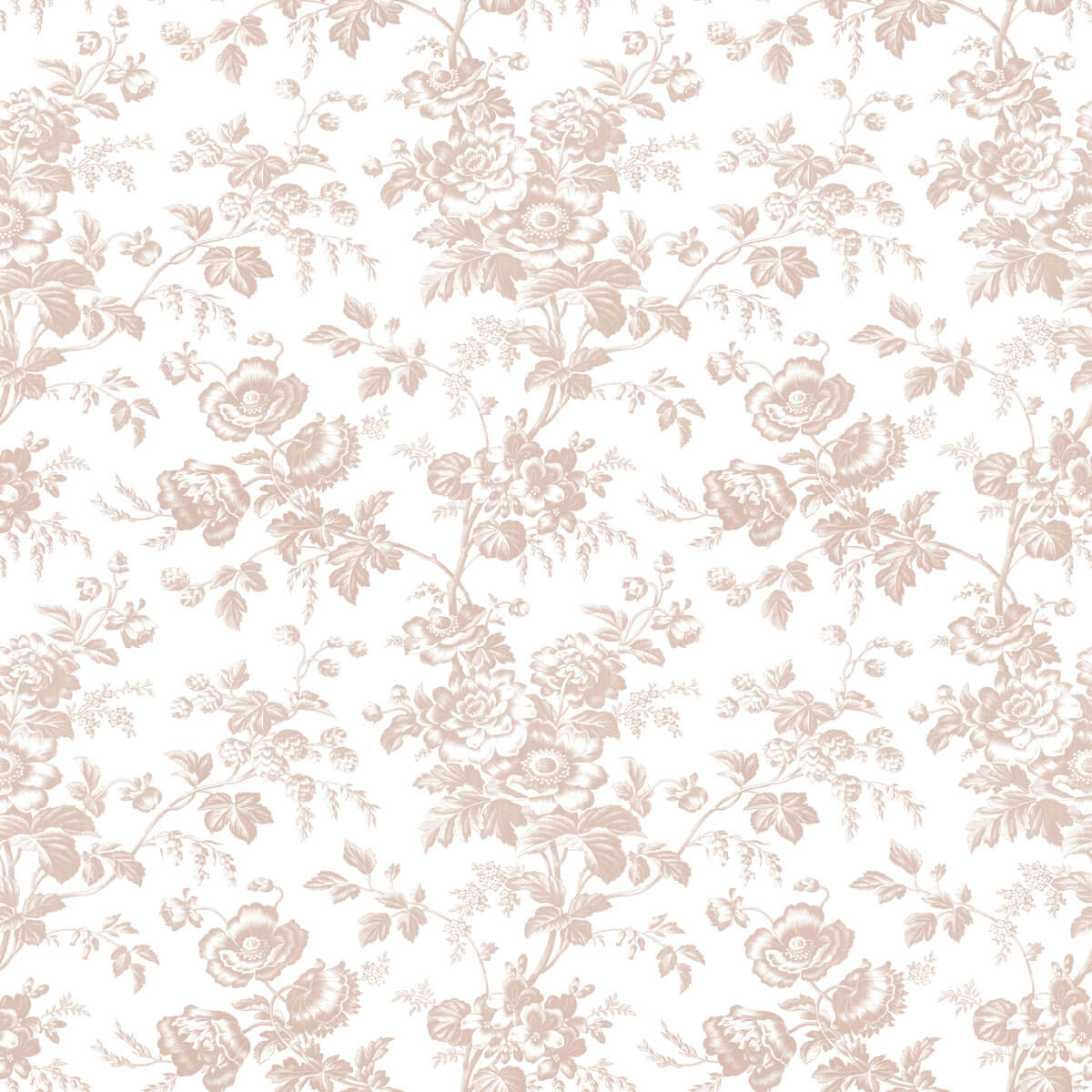 Anemone Toile Wallpaper