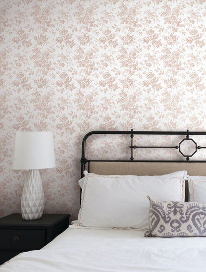 Anemone Toile Wallpaper