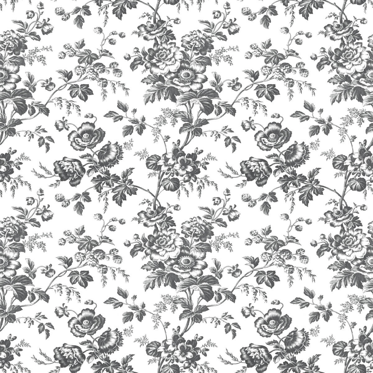 Anemone Toile Wallpaper