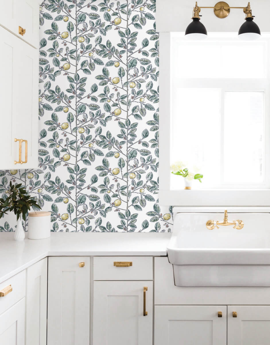 Limoncello Toile Wallpaper