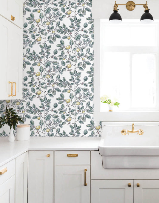 Limoncello Toile Wallpaper