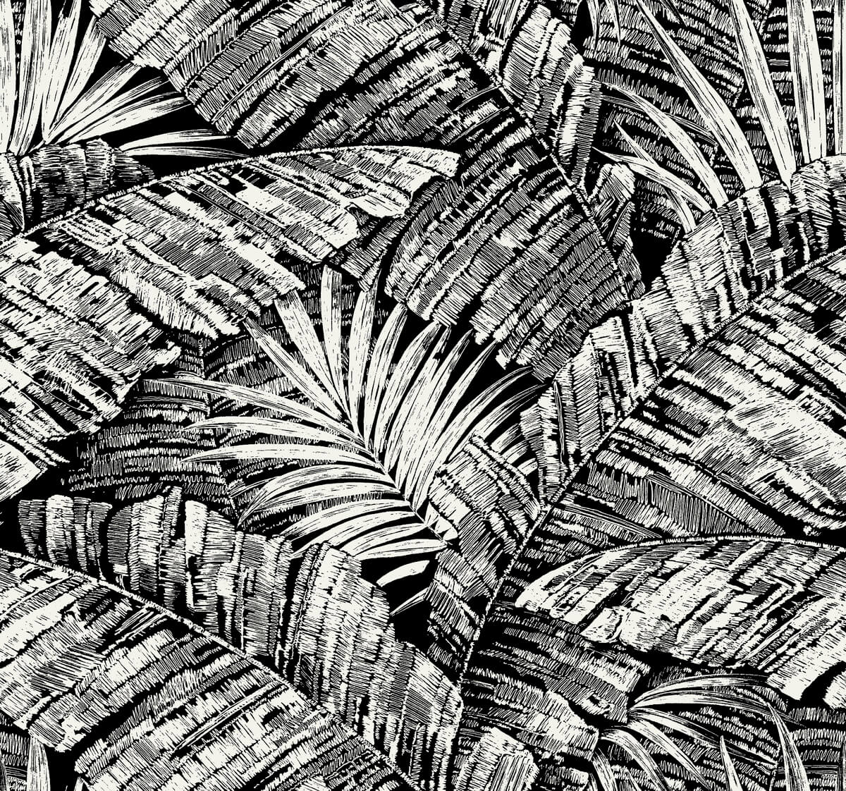 Palm Cove Toile Wallpaper