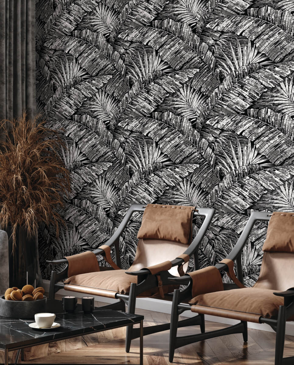 Palm Cove Toile Wallpaper