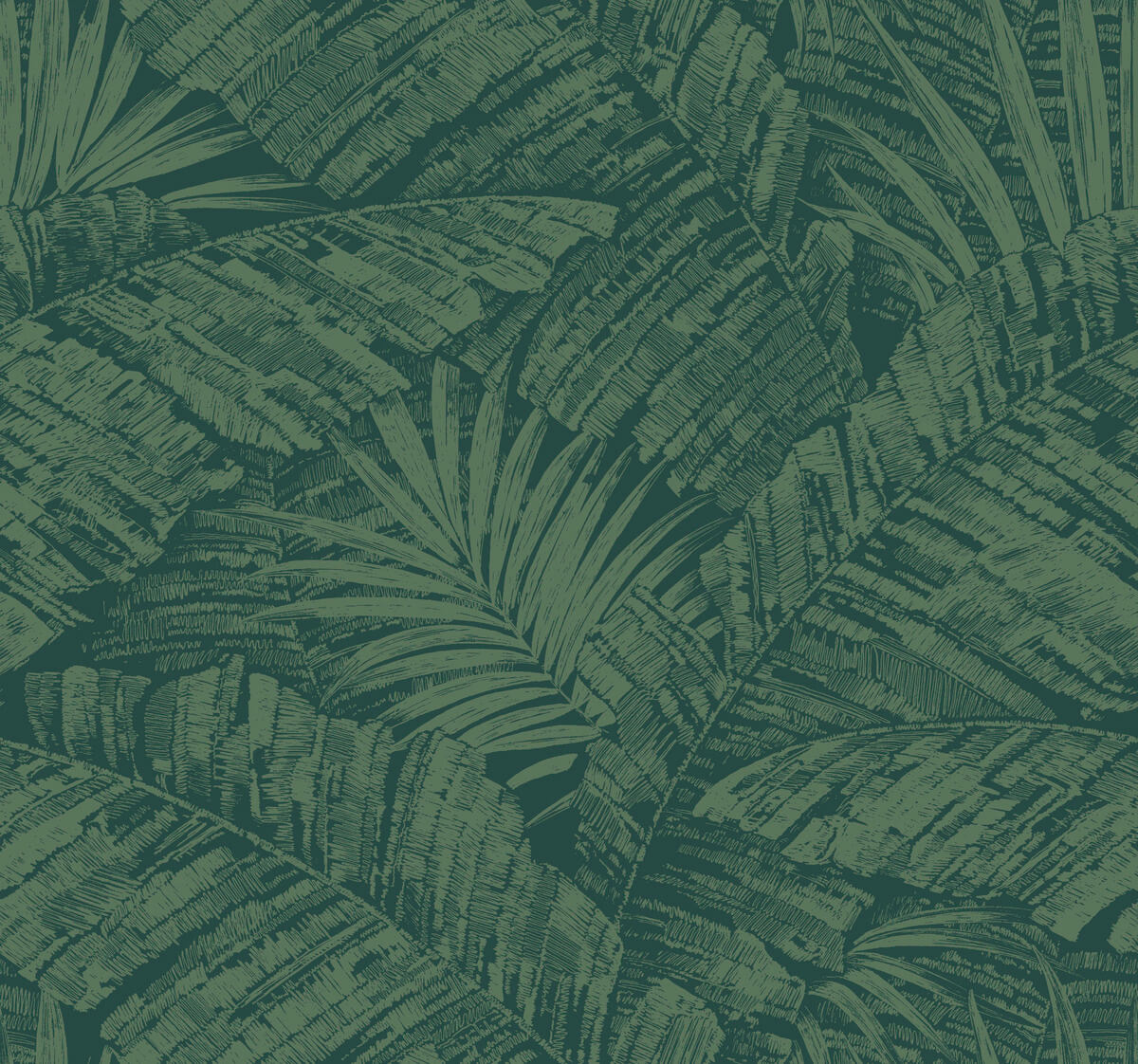 Palm Cove Toile Wallpaper