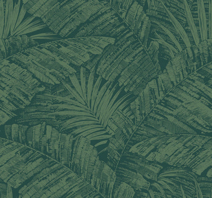 Palm Cove Toile Wallpaper