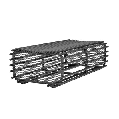 Rio Backless Bench 137 by JANUS et Cie in Metallic Grey