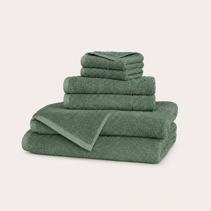 Ritual Bath Sheet Set in Forest