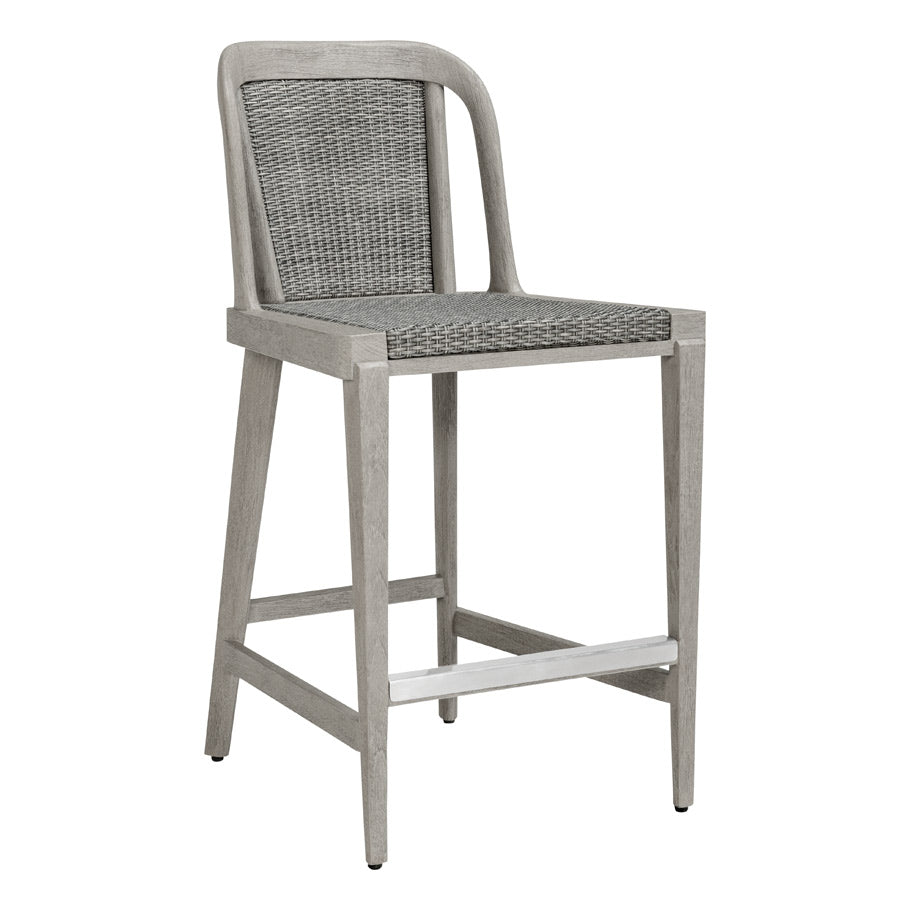 Rock Garden Counter Stool by JANUS et Cie in Driftwood/Smoke