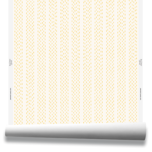 Dot Stripe Wallpaper by James Malone in Sunshine