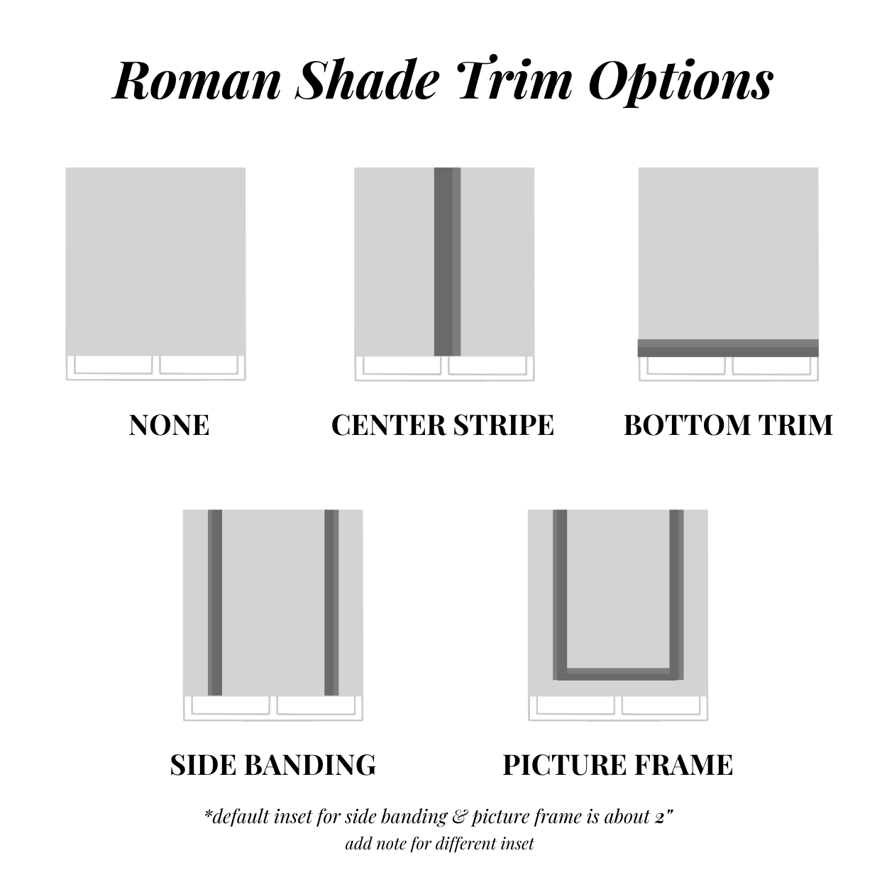 MADE TO ORDER Tie Roman Shade