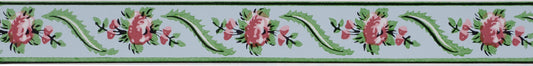 Rose and Sprig Border by Adelphi Paper Hangings in Original