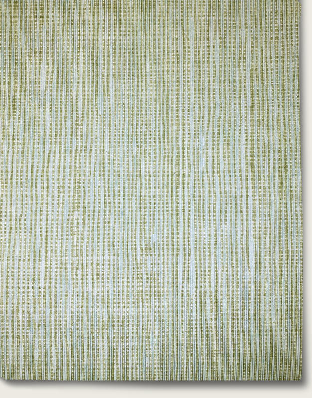 Rough Weave Wallpaper by Aux Abris in Misty Green