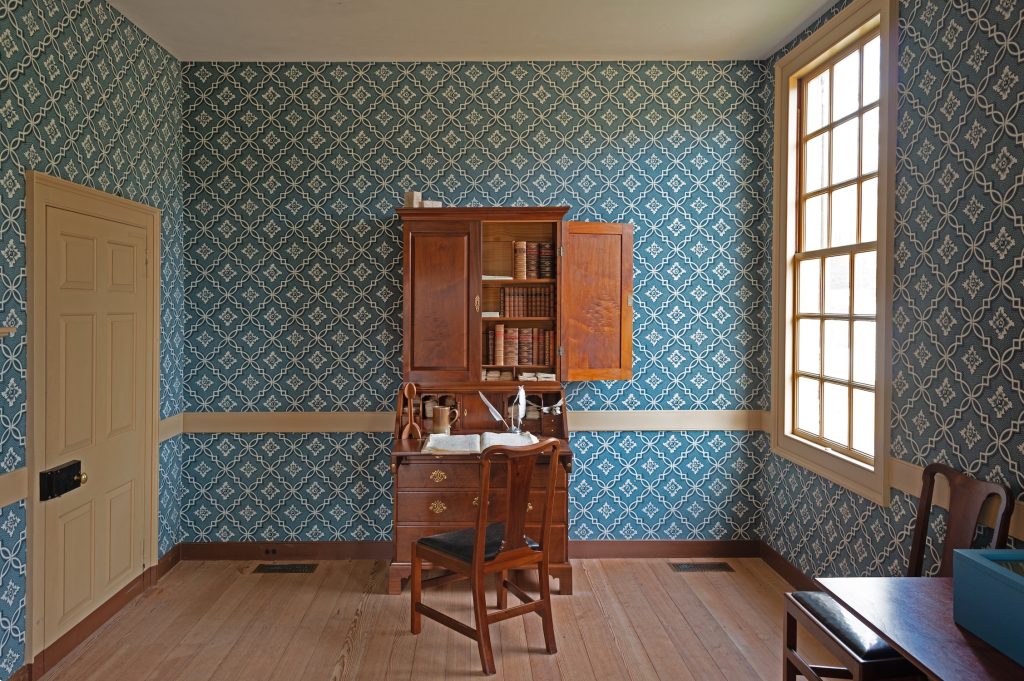Sayward Gothic Wallpaper by Adelphi Paper Hangings, room setting