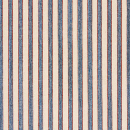 Standen Stripe Fabric by Vanrenen Hanbury in Denim