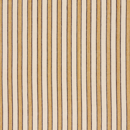 Standen Stripe Fabric by Vanrenen Hanbury in Saffron