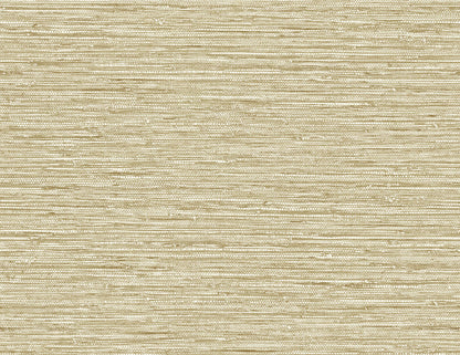 Seabrook Summer House Isla Faux Jute Wallpaper - Saddle Tan