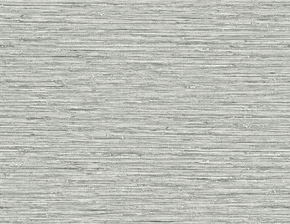 Seabrook Summer House Isla Faux Jute Wallpaper - Half Moon Grey