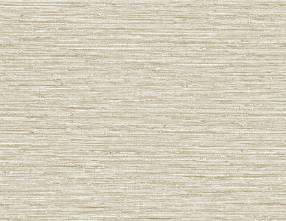 Seabrook Summer House Isla Faux Jute Wallpaper - Balanced Beige